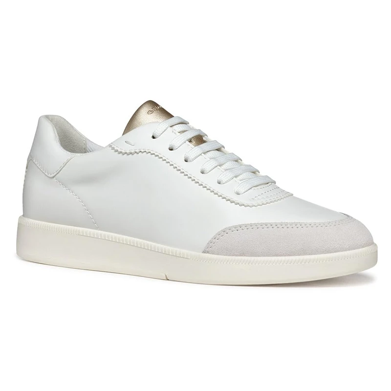 Geox D MELEDA A, Women’s Sneaker, White,