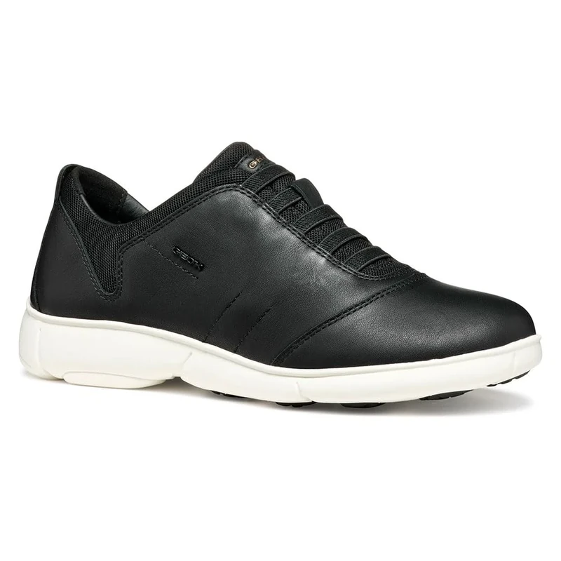 Geox Women's D Nebula 2.0 C Sneaker, Black, 4 UK
