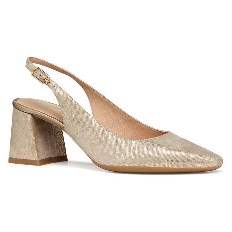 Geox Women's D GISELDA C Pump, Lt Gold, 5.5 UK