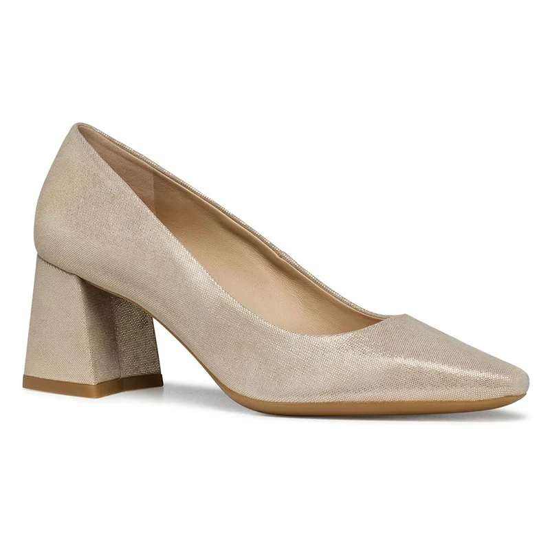 Geox Women's D GISELDA A Pump, Lt Gold, 6.5 UK