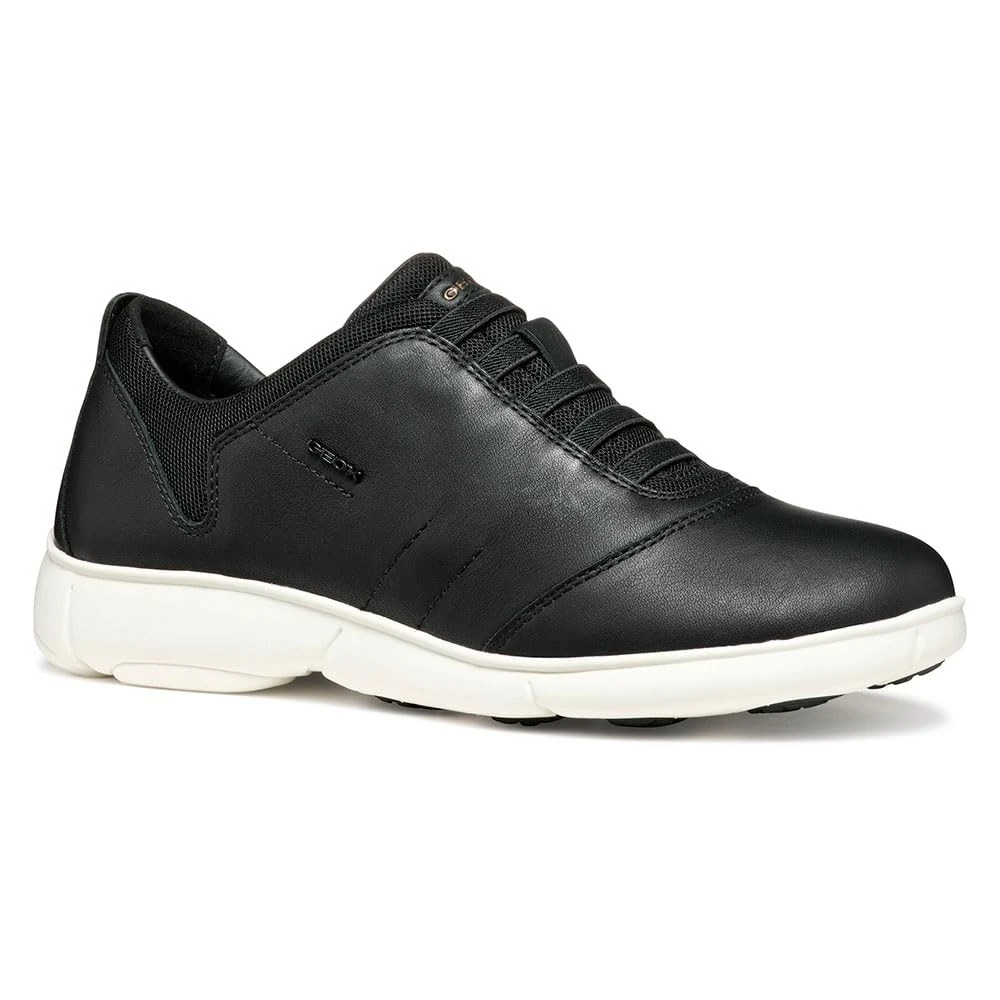 Geox Women's D Nebula 2.0 C Sneaker, Black, 6 UK