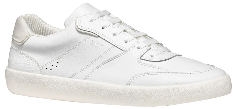 Geox Men's U AFFILE B Sneaker, White, 6.5 UK