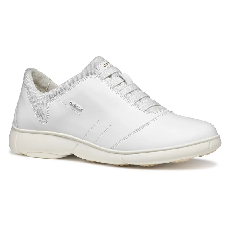 Geox Women's D Nebula 2.0 C Sneaker, White, 4 UK