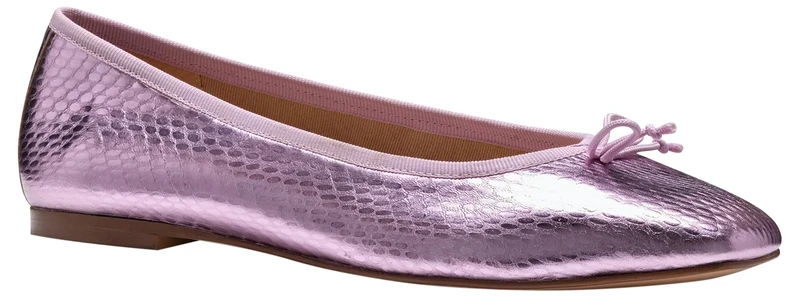 Geox Women's D MARSILEA A Ballet Flat, Lilac, 4 UK