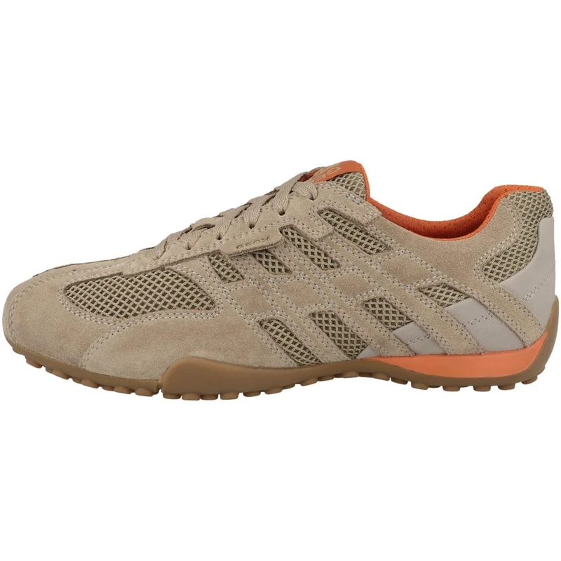 Geox Men's U Snake Original A Sneaker, Sand, 6.5 UK