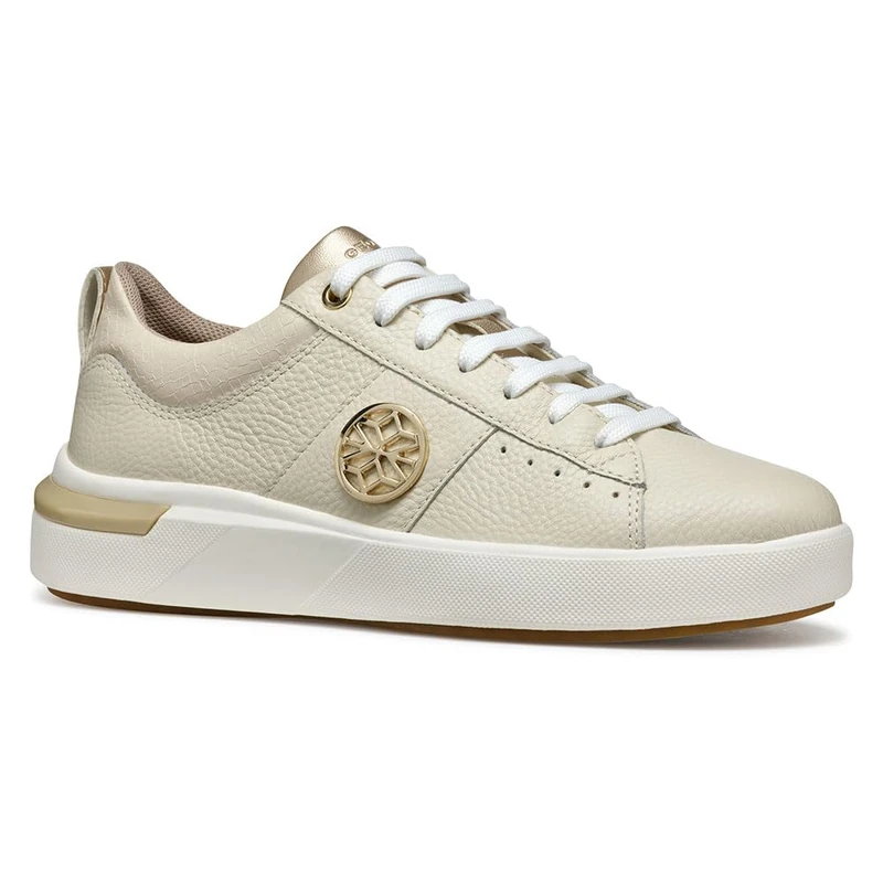 Geox Women's D DALYLA A Sneaker, Papyrus, 7 UK