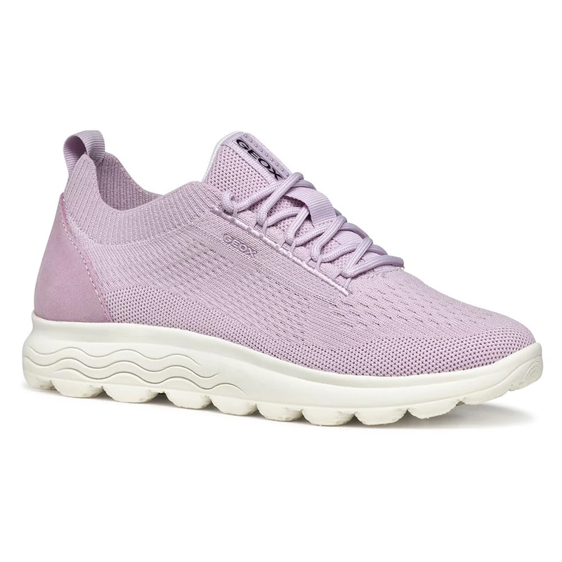 Geox Women's D SPHERICA A Sneaker, Lilac, 5 UK