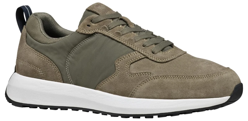 Geox Men's U VOLPIANO A Sneaker, Sage, 10.5 UK