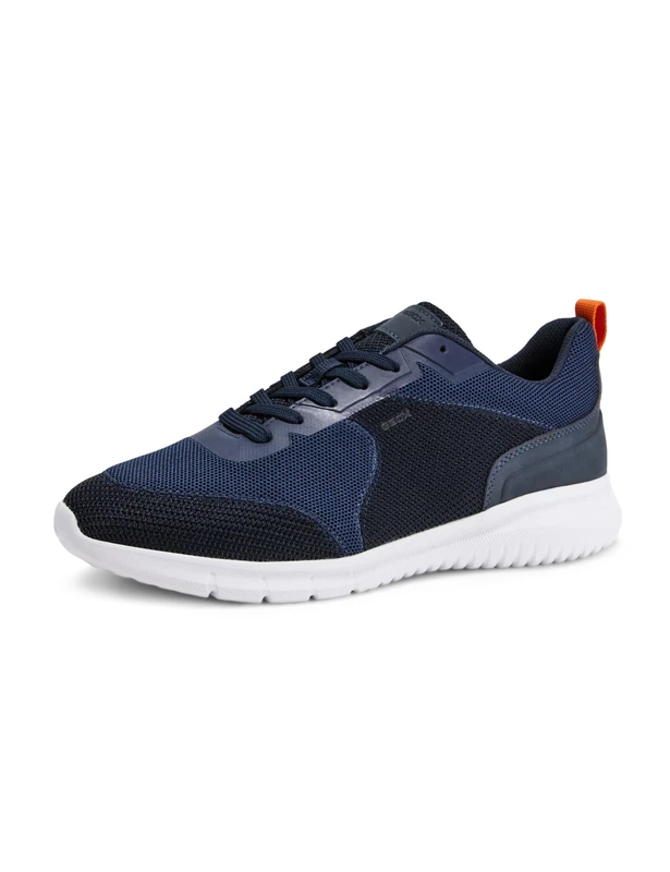 Geox Men's U MONREALE A Sneaker, Navy, 7 UK