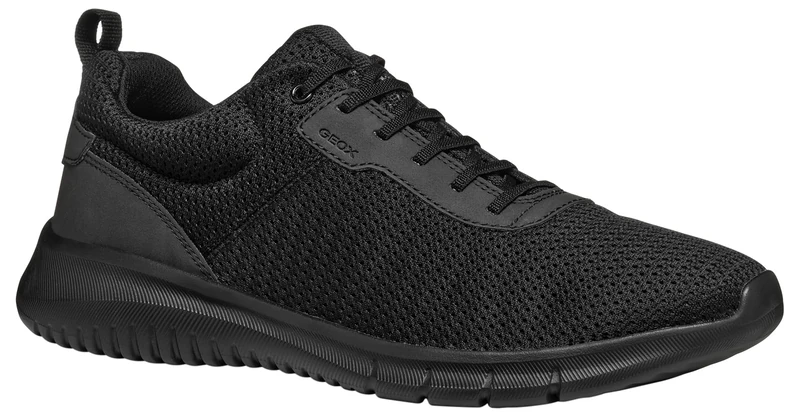 Geox Men's U MONREALE C Sneaker, Black, 10 UK - Image 1