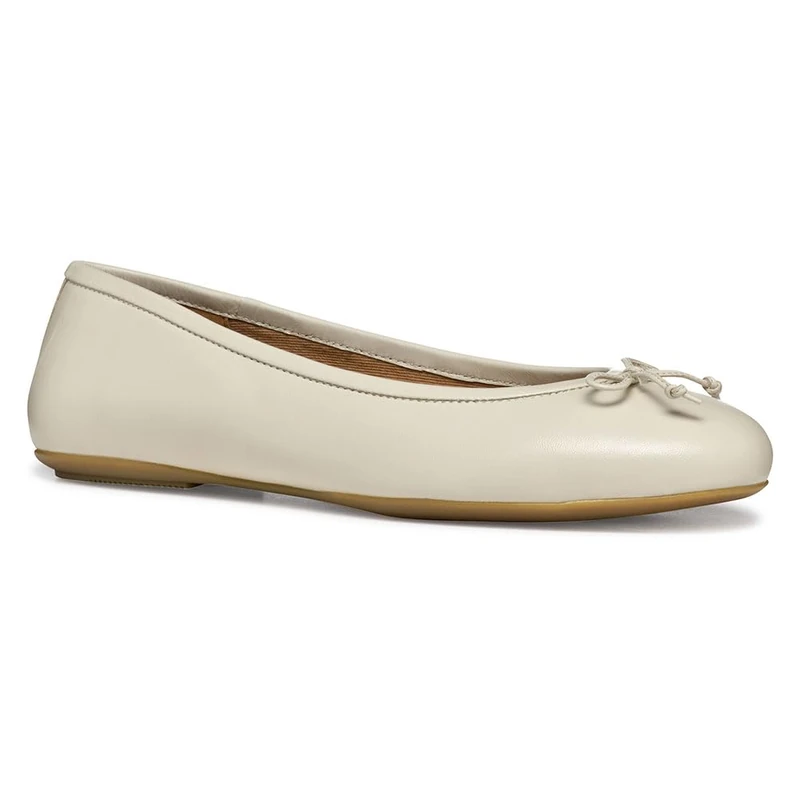 Geox Women's D Palmaria B Ballet Flat, Papyrus, 4 UK