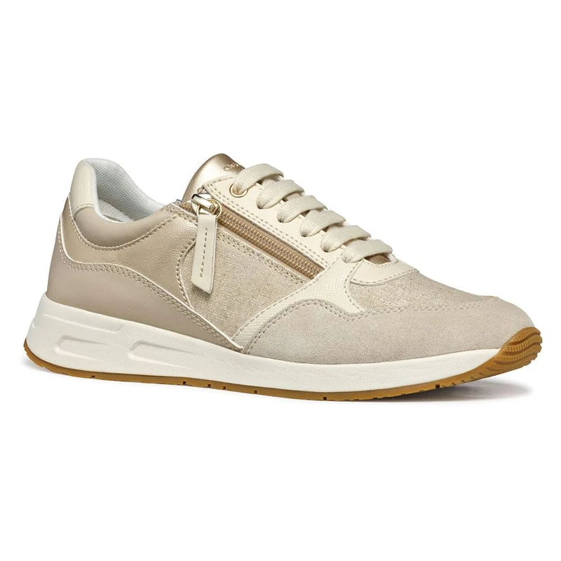 Geox Women's D BULMYA B Sneaker, Lt Taupe, 5 UK