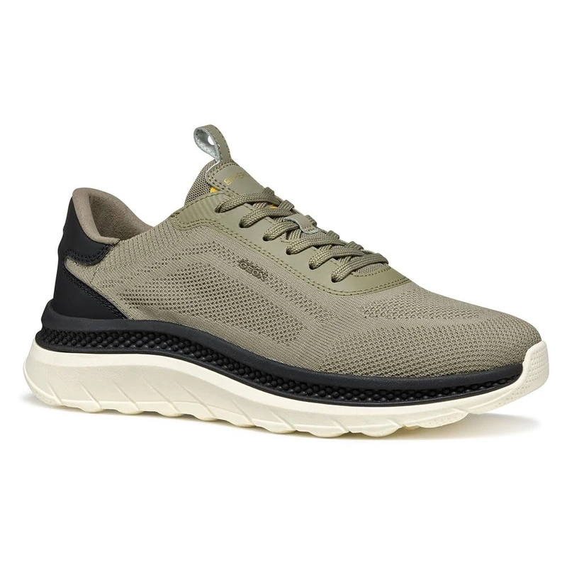 Geox Men's U SPHERICA ACTIF X A Sneaker, Sage, 6.5 UK