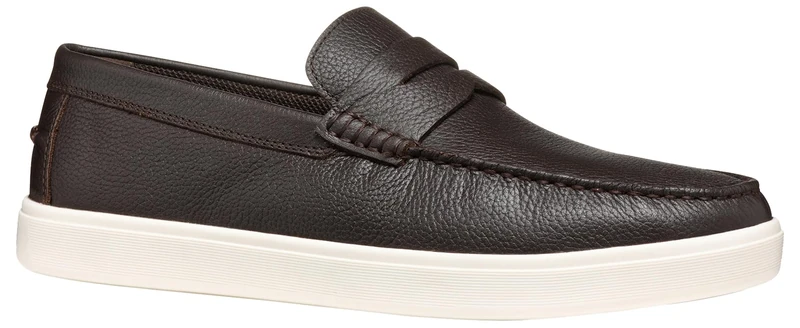 Geox Men's U AVOLA A Moccasin, Coffee, 7 UK