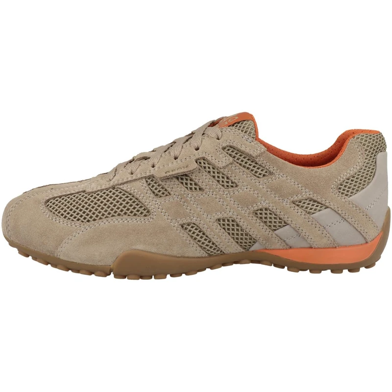 Geox Men's U Snake Original A Sneaker, Sand, 10.5 UK