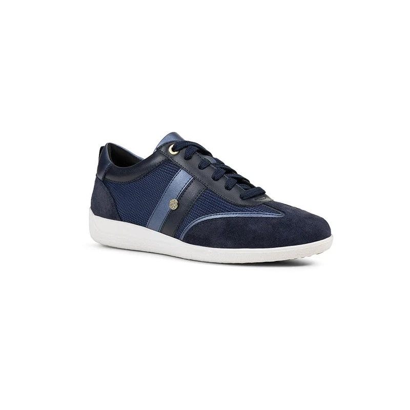 Geox Women's D Myria B Sneaker, Navy, 8 UK