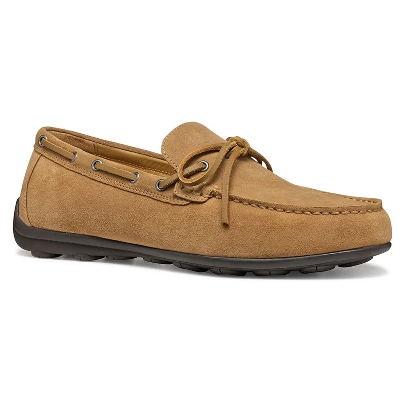 Geox Men's U SPHERICA EC16 B Moccasin, Toffee, 10.5 UK