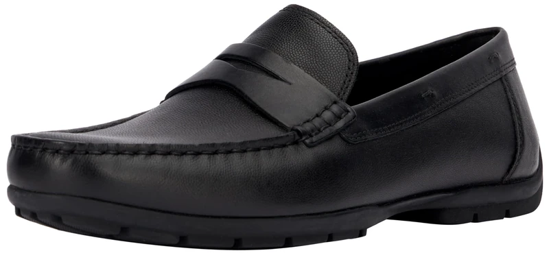 Geox Men's U Moner W 2FIT D Loafer, Black, 8.5 UK