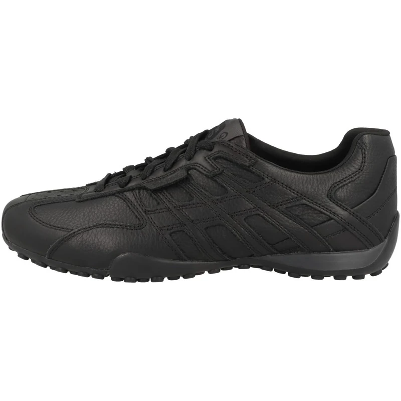 Geox Men's U Snake Original B Sneaker, Black, 10 UK