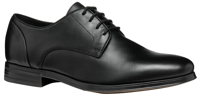 Geox Men's U REZZONICO C Oxford, Black, 7.5 UK