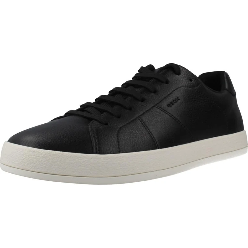 Geox Men's U SERIFOS A Sneaker, Black, 10 UK