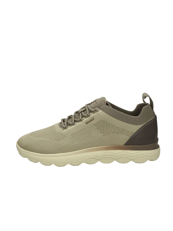 Geox Men's U SPHERICA E Sneaker, Sand/Dove Grey, 7 UK