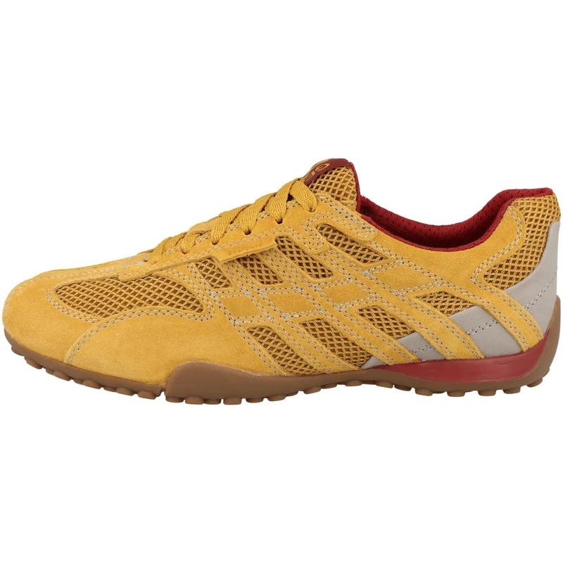 Geox Men's U Snake Original A Sneaker, Ochre, 13 UK