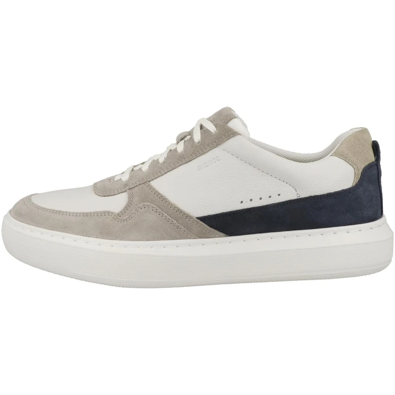 Geox Men's U DEIVEN A Sneaker, Sand/White, 11 UK