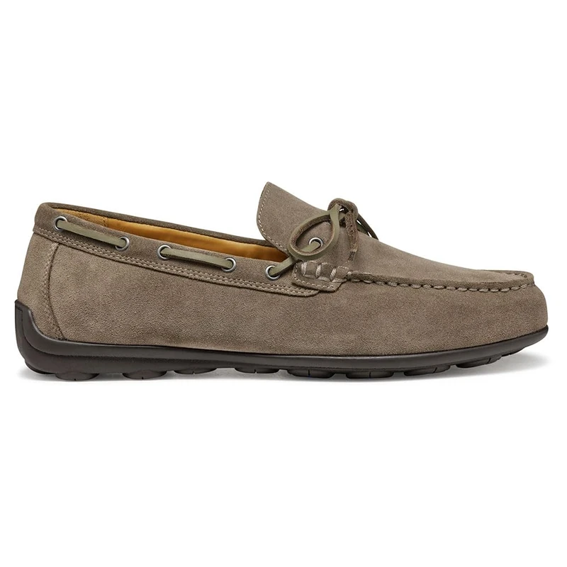 Geox Men's U SPHERICA EC16 B Moccasin, Dove Grey, 10.5 UK