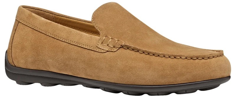 Geox Men's U SPHERICA EC16 A Moccasin, Toffee, 7 UK