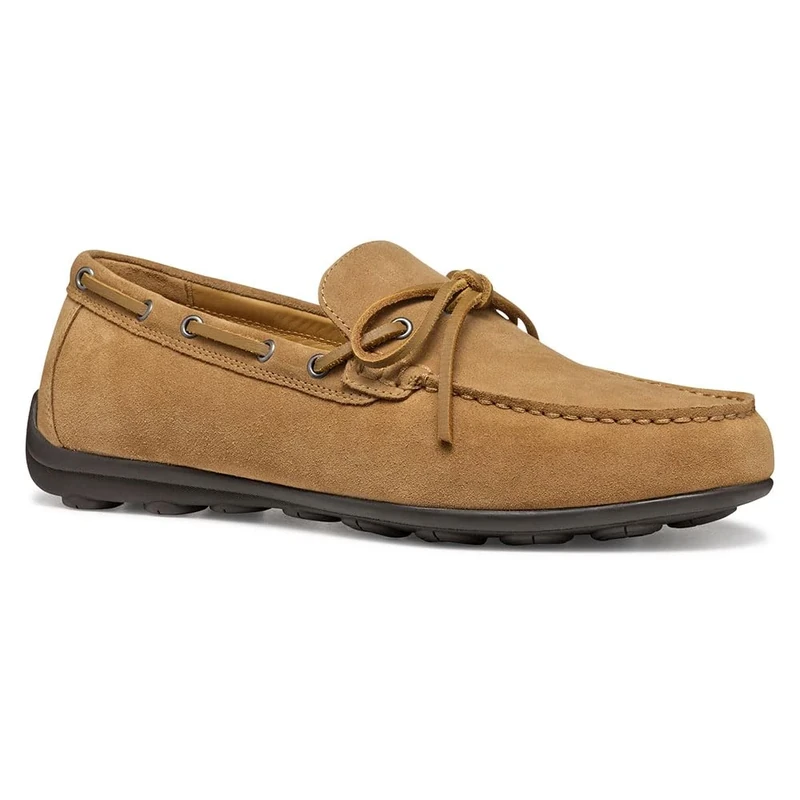 Geox Men's U SPHERICA EC16 B Moccasin, Toffee, 7 UK
