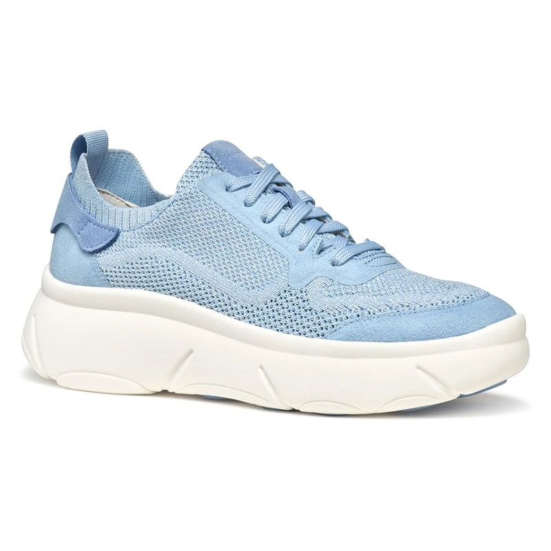 Geox Women's D Nebula 2.0 X A Sneaker, Lt Blue, 7 UK