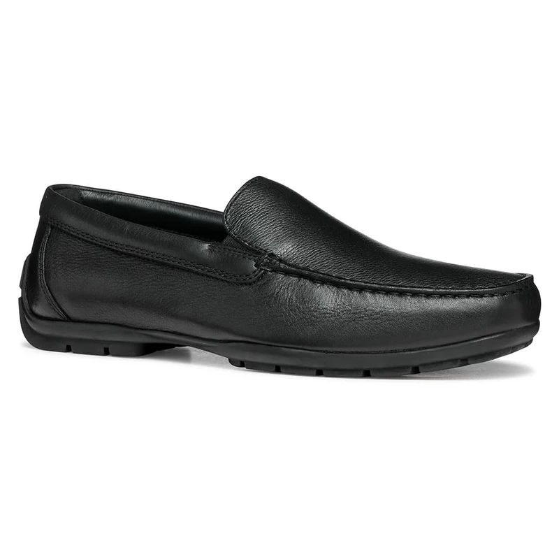 Geox Men's U Moner W 2FIT A Loafer, Black, 6 UK