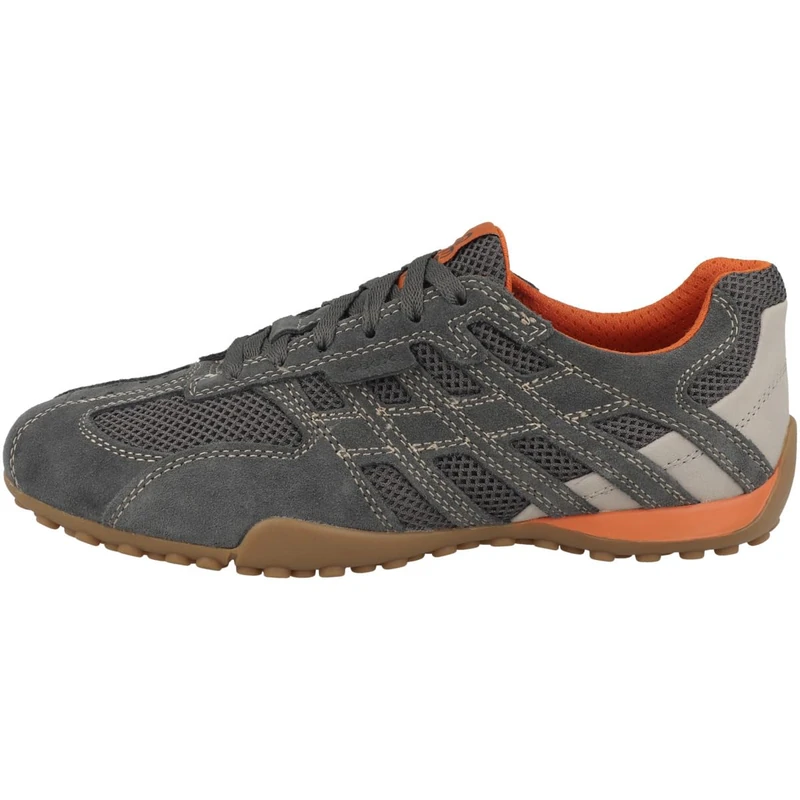 Geox U Snake Original A, Men’s Sneaker, Grey,
