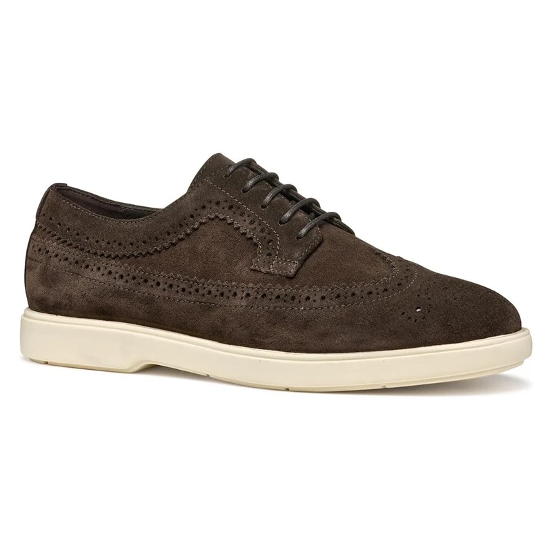 Geox Men's U SPHERICA EC17 E Oxford, Dark Brown, 8 UK