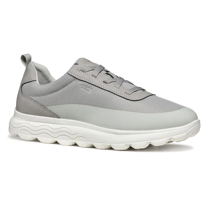 Geox Men's U SPHERICA A Sneaker, Light Grey, 6.5 UK