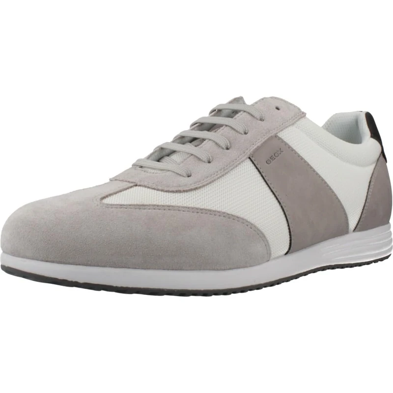 Geox Men's U ARTHIEN A Sneaker, White/Lt Grey, 10.5 UK