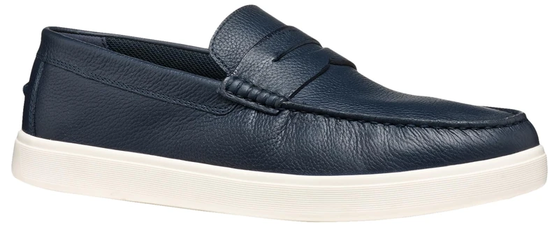 Geox Men's U AVOLA A Moccasin, Dk Navy, 8 UK