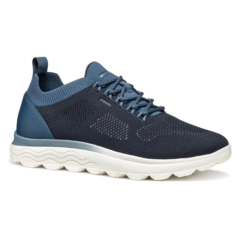 Geox Men's U SPHERICA E Sneaker, Navy/Avio, 9 UK