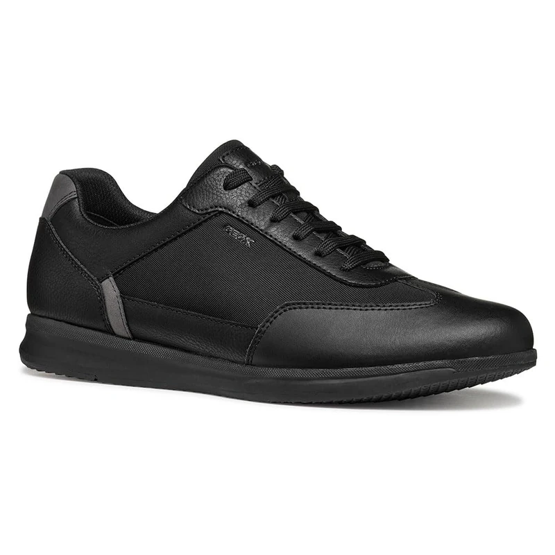 Geox Men's U Avery C Sneaker, Black, 11 UK