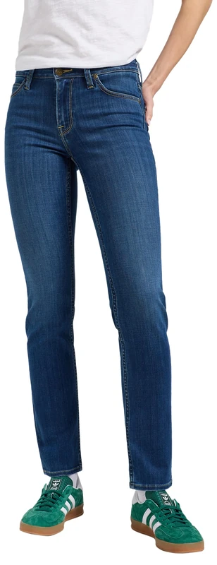 Lee Elly Women's Slim Straight Fit Straight Leg Jeans, Ivy Wash, 33W x 33L
