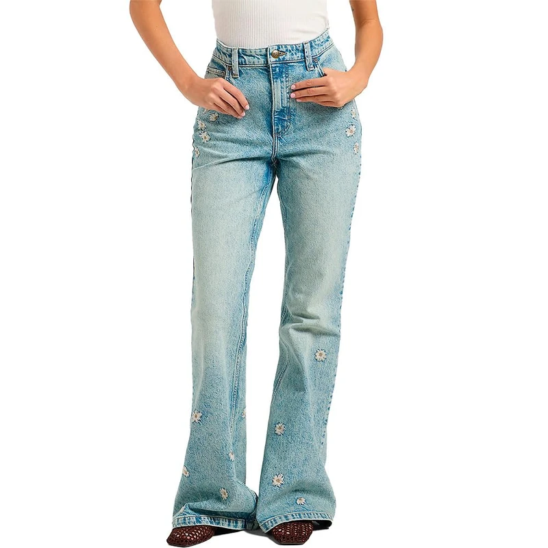 Lee Women's High Rise Flare Jeans, Miss Her, 26W x 31L