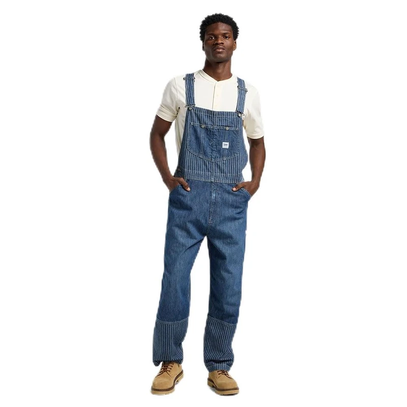 Lee Men's Slouchy Bib Jumpsuit, Fuller Springs, M