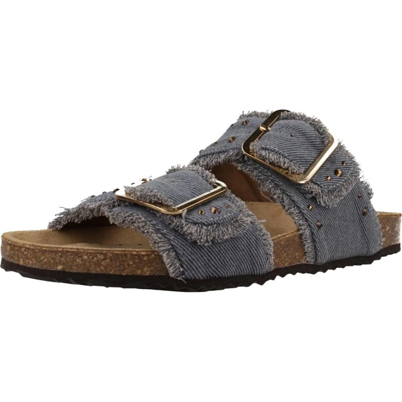 Geox Women's D BRIONIA R S Flat Sandal, Avio, 5 UK