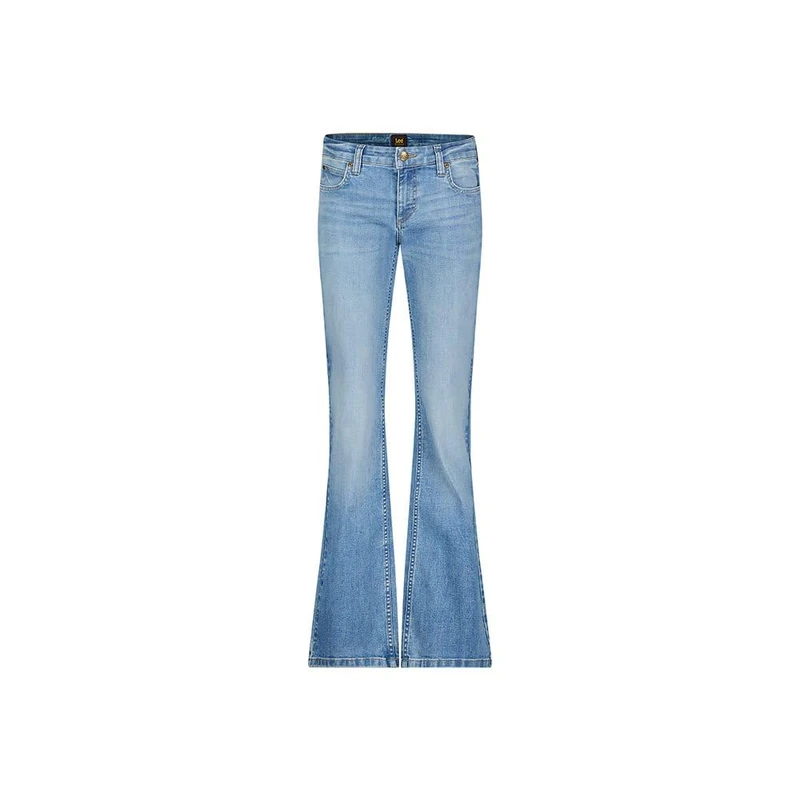 Lee Women's Jessica Low Rise Bootcut Fit Bootcut Leg Jeans, Rising Sign, 25W x 31L