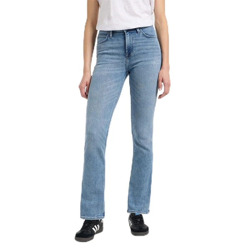 Lee Women's Breese Boot Jeans, Mid Strength, 27W x 31L