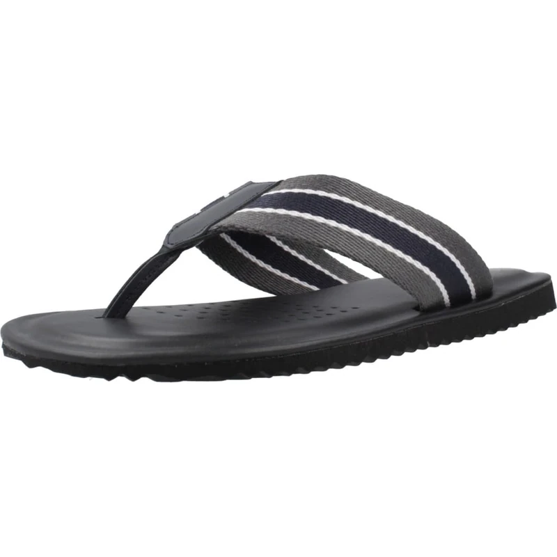 Geox Men's U ERICE B Slide Sandal, Navy/Dark Grey, 11 UK