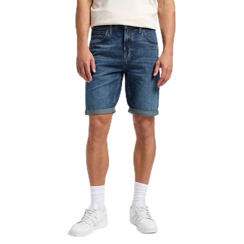 Lee Men's 5 Pocket Short Denim, Dirty Man, 32W