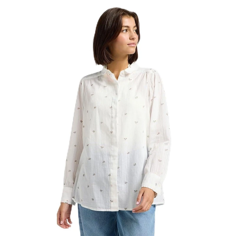 Lee Women's Shirred Blouse Shirt, Grove Floral, XS - Image 1