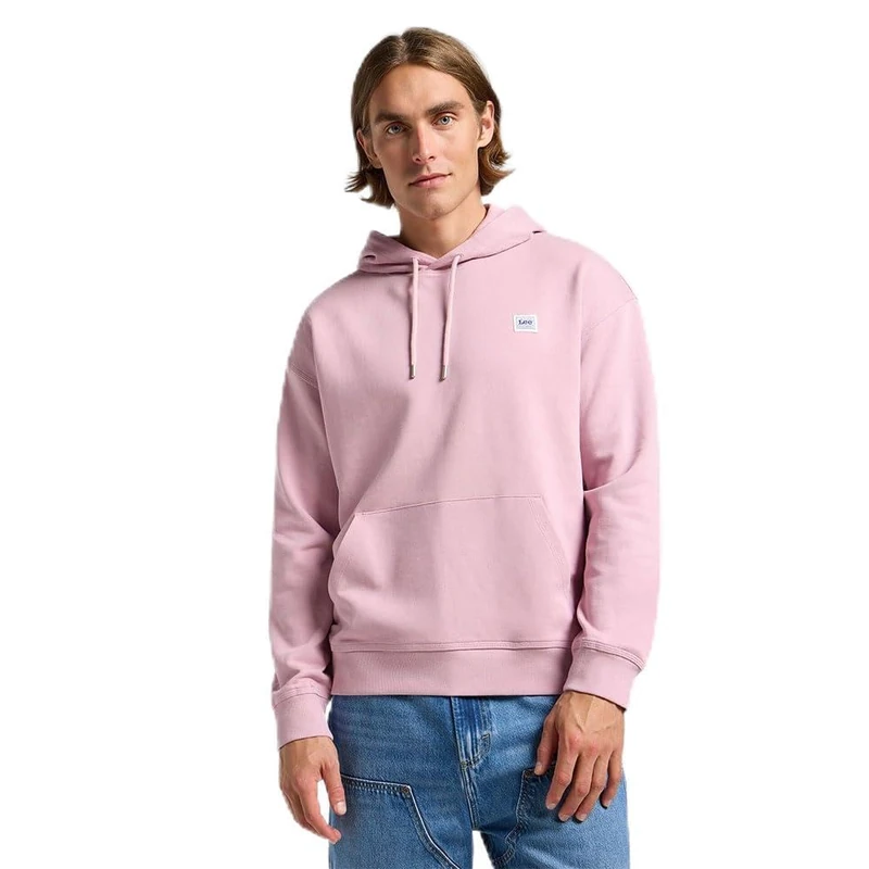 Lee Men's Ww Hoodie Hooded Sweatshirt, Soft Mauve, XS